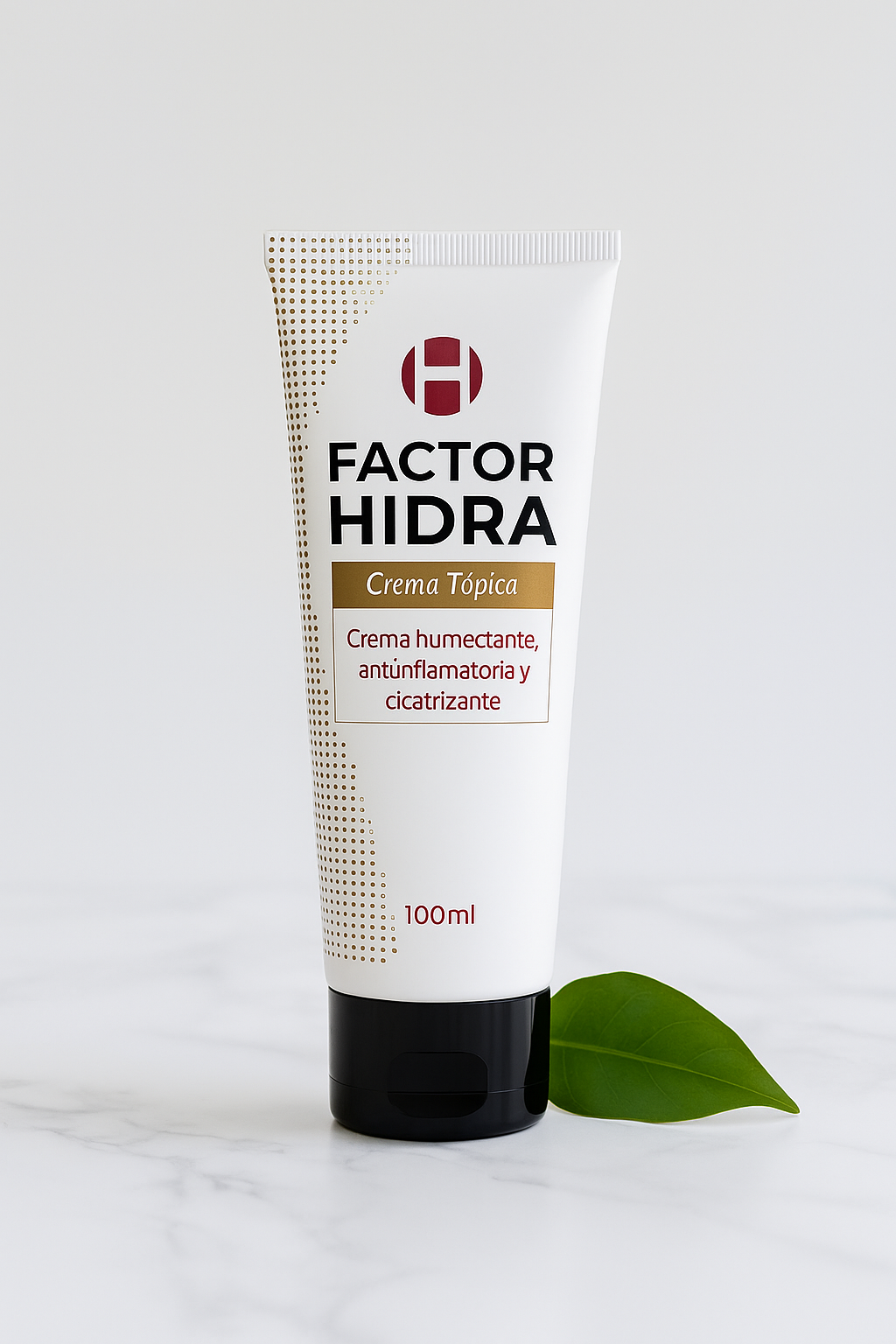 Factor Hidra crema tópica humectante, antiinflamatoria y cicatrizante con caléndula y aloe vera 100 ml.